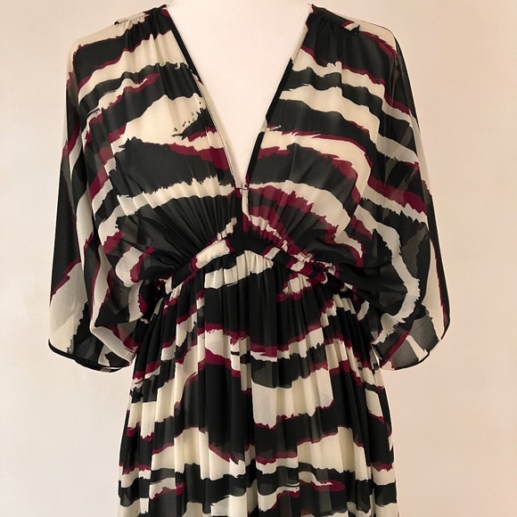 Dresses & Skirts - NEW H&M TRANSPARENT ZEBRA PRINT MAXI